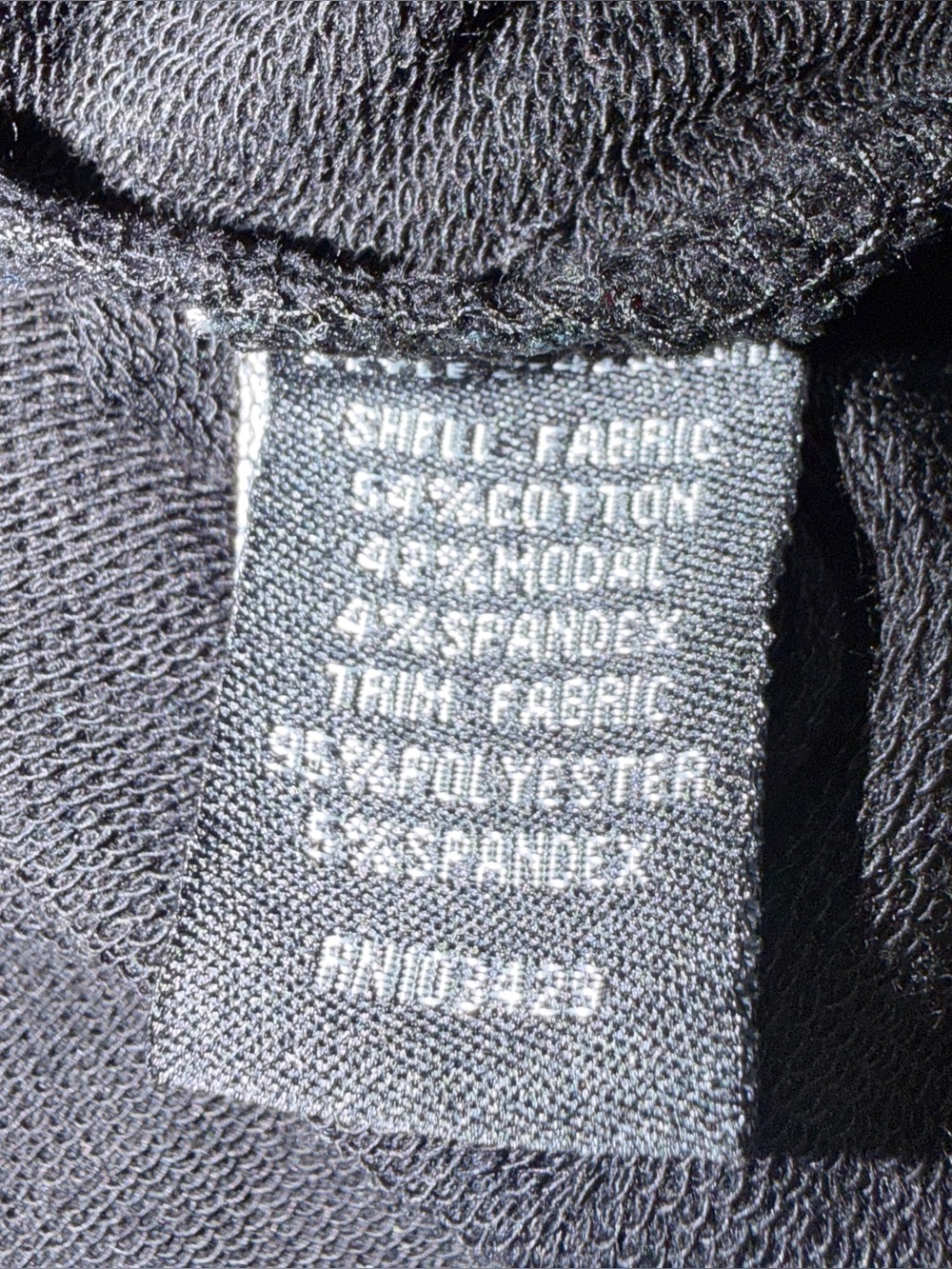 Intro Love Black Velvet Sleeve Tunic Top Large V Neck Pockets Quiet Luxury - Picture 10 of 11